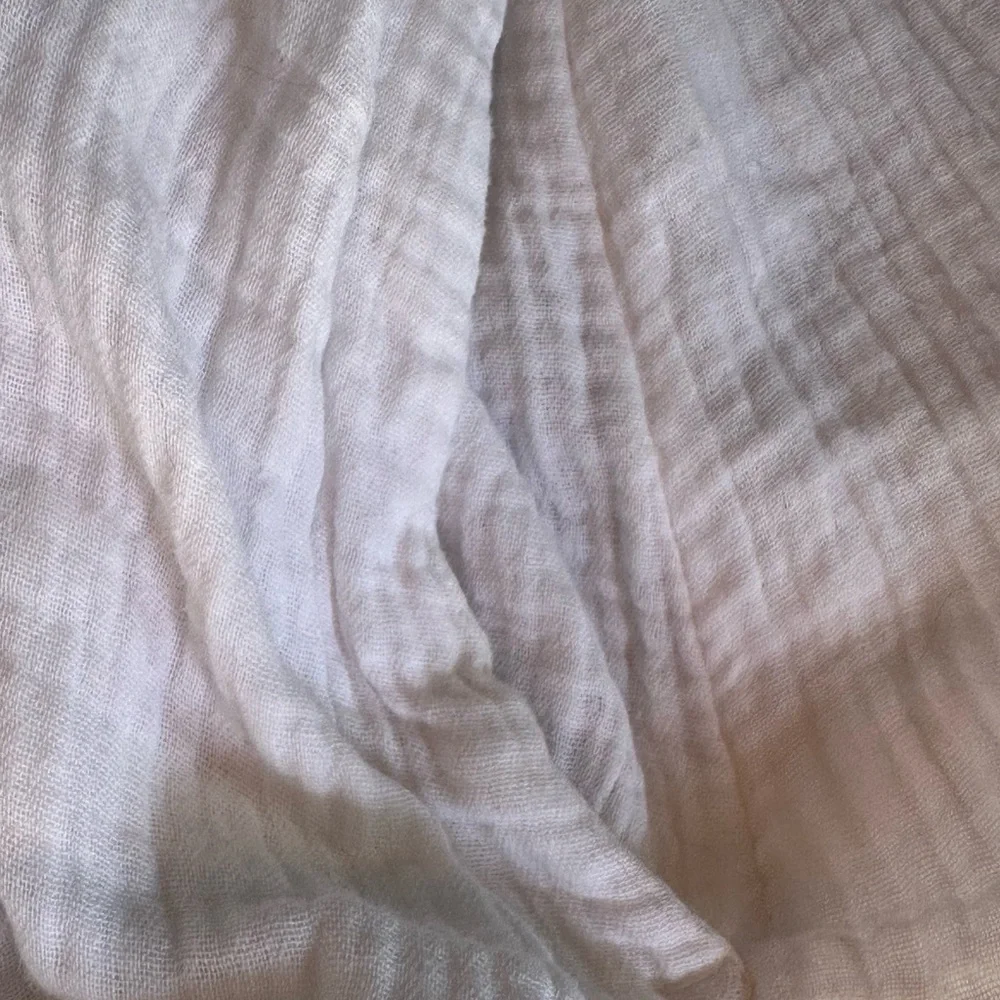 Chico’s white cotton gauze shift dress lined size 3 L - Picture 9 of 10